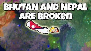 Bhutan and Nepal are op in Roblox Rise Of Nations