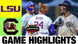 LSU vs South Carolina Highlights CRAZY GAME  2024 SEC Baseball Championships  NCAA Baseball