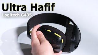 Ultra Hafif Logitech G435 kablosuz oyuncu kulaklığı inceleme