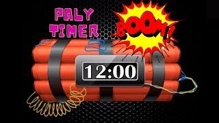 12 Minute Timer Bomb With BIG Explosion