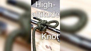 High-altitude Knot.                #knot #rope #loop #bend #cord #line #tourism #tie #camping #hitch