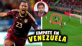 ASI REACCIONA PRENSA SUDAMERICANA A EMPATE VENEZUELA vs ARGENTINA en ELIMINATORIAS