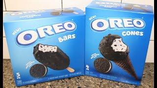 Oreo Bars & Oreo Cones Frozen Dairy Dessert Review