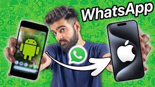 How to Transfer WhatsApp Data from Android to iPhone without Move to iOS Support iPhone 15