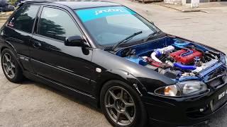 Satria Gti Evo 4G67-T 86mm + 280 cam by Zaki Spec ZLraceworks