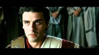 Agora - Christian mob attempts to stone Orestes - scene with Oscar Isaac