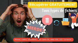 Récupérer GRATUITEMENT des fichiers EFFACES simple et rapide 