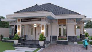 Desain Rumah 12x13.5 m dengan 4 Kamar Tidur  Owner  Martin - Mangkutana Luwu Timur