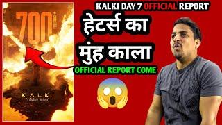 Kalki Day 7 Official Worldwide Report  Kalki 2898 Ad Day 7 Box Office Collection #KalkiCollection