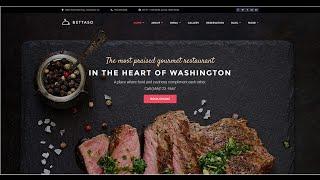 Bettaso - Cafe and Restaurant Responsive WordPress Theme #58667