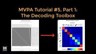 MVPA Tutorial #5 Part 1 MVPA with The Decoding Toolbox