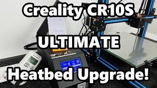 Creality Cr10S ultimate Heat-bed upgrade 750W heater installed