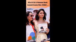 Alia Bhatt Launches Ed A Mamma Newest Addition At Jio World DriveFULL VIDEO...