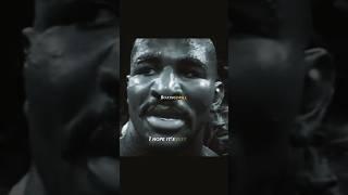 Evander Holyfield gives glory to God