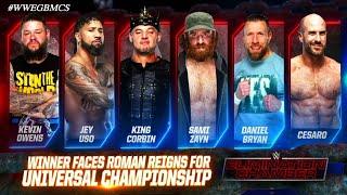 WWE Elimination Chamber 2021 - Official Match Card V1 HD