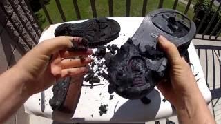 Ecco shoe review - soles disintegrate into tar goo 