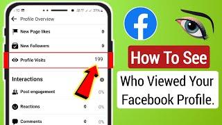 NEW UPDATE How To See Who Viewed Your Facebook Profile - Proof 2024
