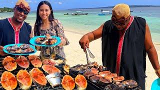 Catch & Grilled Tuna Fish Rombongan Ikan bikin kewalahan Mancing  BBQ with Bule & Gadis Baubau