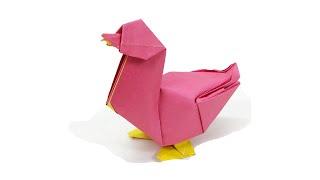 How to fold Origami Duck