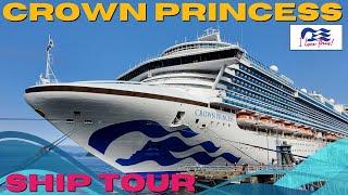 Crown Princess Ship Tour Full Walk-Through 