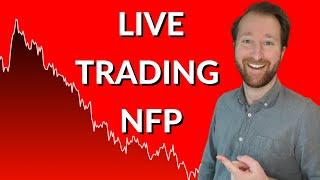 Live Trading NFP  3rd February  Expecting dollar weakness