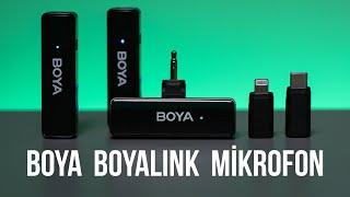 Boya Boyalink Tüm Cihazlarla Uyumlu Kablosuz Mikrofon İnceleme #boya #boyalink