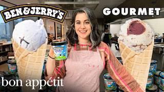 Pastry Chef Attempts to Make Gourmet Ben & Jerrys Ice Cream  Bon Appétit