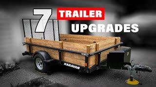 7 Must Have Utility Trailer Modifications - DIY Trailer Sides and MORE