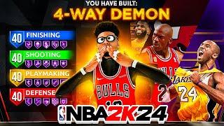 *NEW* BEST GUARD BUILD IS THE BEST BUILD IN NBA 2K24 GAMEBREAKING BEST BUILD IN NBA 2K24