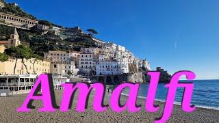 ️ Amalfi  Italy 2024 ️   4K HDR   Walking Tour  #travel  #italy   #walkingtour