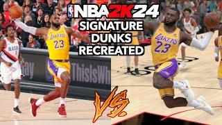 NBA Signature Moves Recreated In NBA 2K24