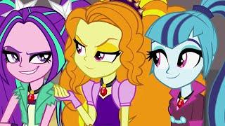 all the Dazzlings scenes Adagio Dazzle Aria Blaze Sonata Dusk