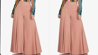 How to cut and sew Palazzo circle pantsFlare Palazzo pants sewing diy