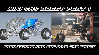 Building WORLDS SMALLEST 4x4 Buggy  Go Kart part 1 CAD design & frame build