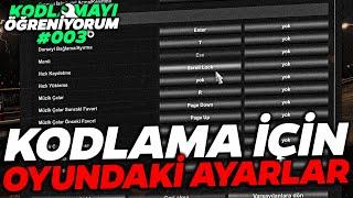 KODLAMAYI ÖĞRENİYORUM  KODLAMA İÇİN OYUNDAKİ AYARLAR Hızlı Kayıt Ve Stok Araç Hazırlama  ETS2