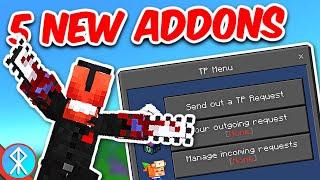 5 NEW ADDONS You Should Try MCPEBedrock Minecraft