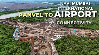 Panvel To Navi Mumbai Airport Connectivity  Airport Metro Line  July 2024 Progress