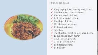 Resep Dan Cara Membuat Sambal Cakalang