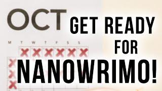 Preptober 2022 How to PREPARE for NaNoWriMo 2022