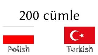 200 cümle - Lehçe - Türkçe