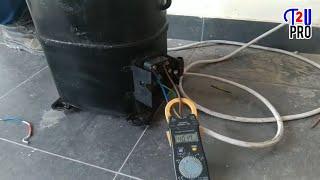 Testing ac stuck compressor pulling high amps