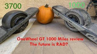 Onewheel GT 1000 miles review new VESC insight. “Warning this video might put you to sleep”