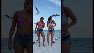 It’s our lucky day  @HannahStocking @LelePons #comedy #funny #haha #lol #beach #fail