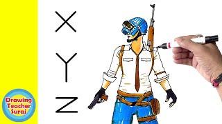 PUBG Player Drawing From XYZ