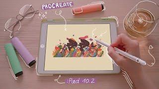 как я рисую в procreate кисти стили цвета текст