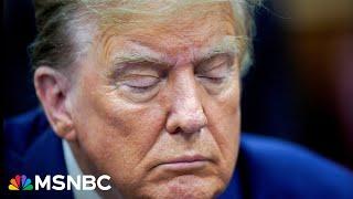 Napping? Trump appeared to be ‘at rest’ during trial says MSNBC correspondent