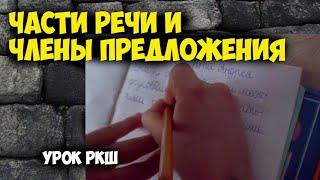 Части речи и члены предложения. Урок РКШ