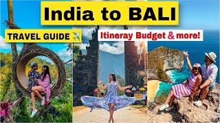 INDIA to BALI complete TRAVEL GUIDE 2024  Flights VISA Itinerary Best time & full COST-BREAKDOWN