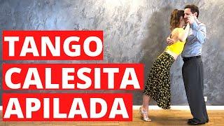 How to dance the Tango Calesita Apilada steps & embrace