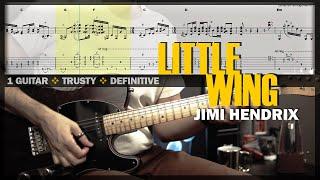 Little Wing  Guitar Cover Tab  Guitar Solo Lesson  Backing Track with Vocals  JIMI HENDRIX